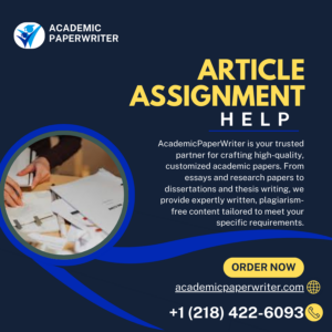 Article Assignment Help