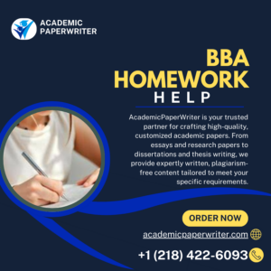 BBA Homework Help