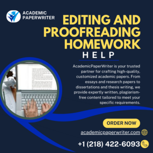 Editing and Proofreading Homework Help