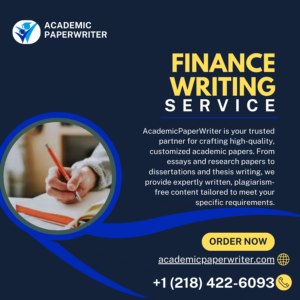 Finance Writing Service