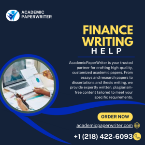 Finance Writing Help