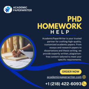 PhD Homework Help